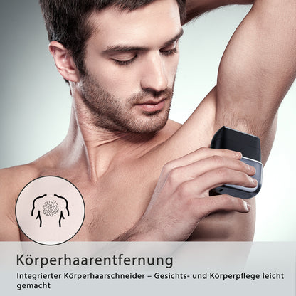 Qimmaol FK706 Mini Rasierer Herren Elektrisch mit Reiseetui