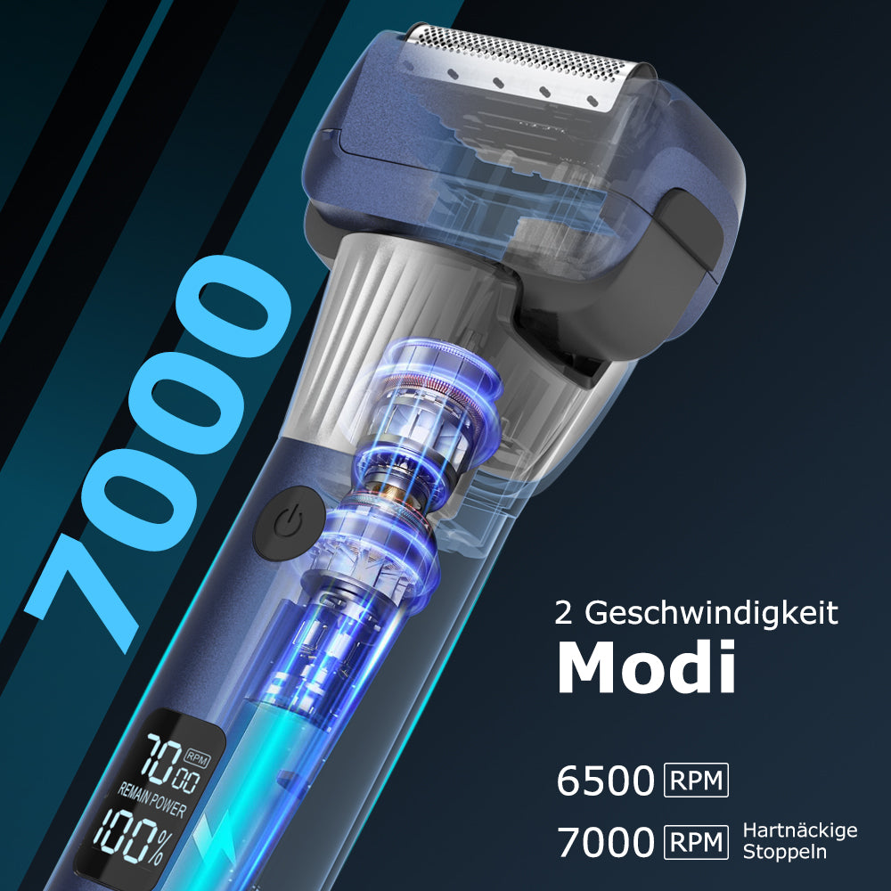 Qimmaol FK705 Elektrischer Folienrasierer 5 Klingen Pro