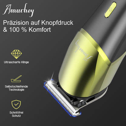 Qimmaol FK9001J Multifunktionaler Bartschneider und Haarschneider Ein Kit für alle Verwendungen