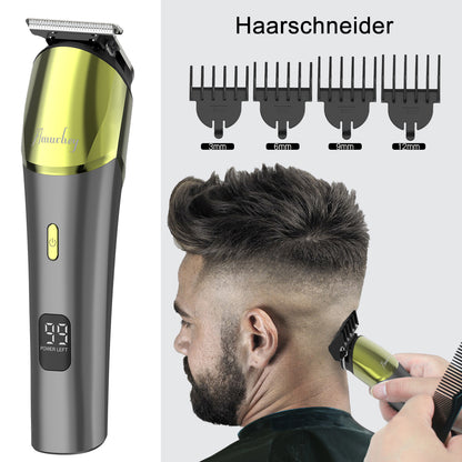 Qimmaol FK9001J Multifunktionaler Bartschneider und Haarschneider Ein Kit für alle Verwendungen